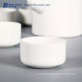 pure white elegance chinese tea set bone china tea cup and pot